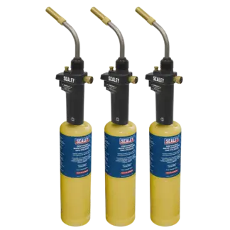 Brazing & Soldering MAPP Gas Torch & MAPP Cylinder - Pack of 3 [SMGKIT03]