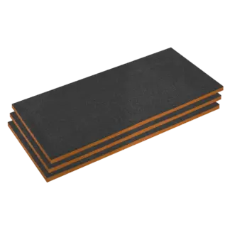 Easy Peel Shadow Foam® 1200 x 550 x 30mm, Orange/Black - Pack of 3 [SFPK30OR]