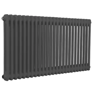 Baridi Horizontal Traditional 2 Column Radiator 600 x 1147mm – Anthracite [DH360]