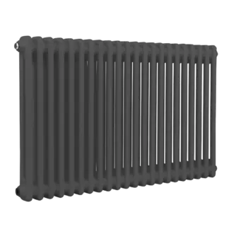 Baridi Horizontal Traditional 2 Column Radiator 600 x 1012mm – Anthracite [DH359]