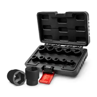 Anti Skid Socket Set;11-Piece 3/8''dr