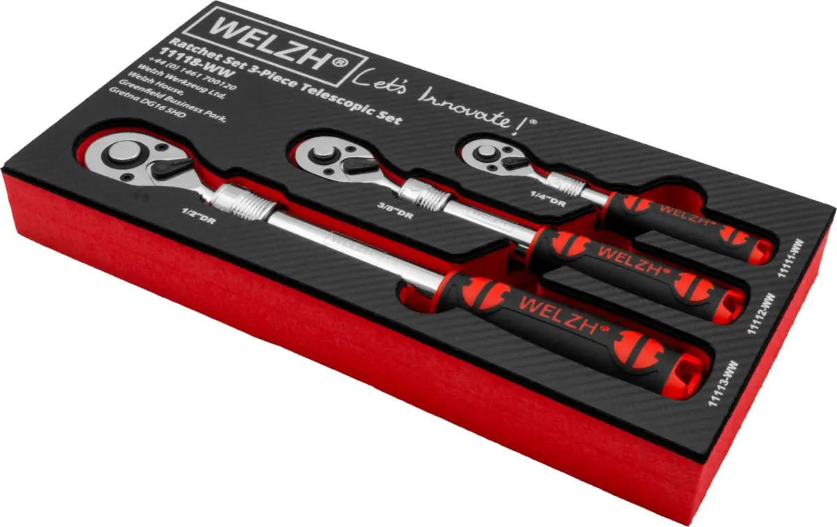Ratchet Set; 3-Piece Telescopic Set