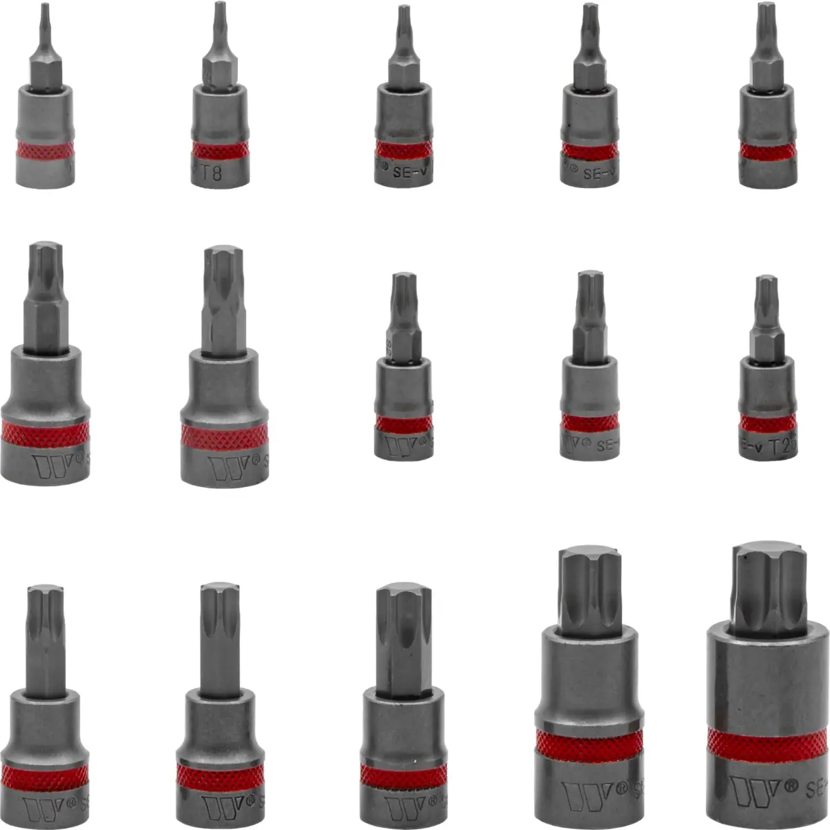 Bit Socket Set, Torx Bits?, SE-V Steel, T6-T70 - Image 2