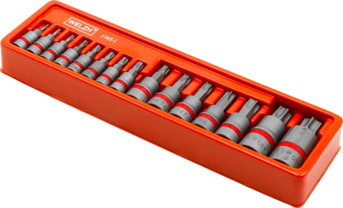Bit Socket Set, Torx Bits?, SE-V Steel, T6-T70