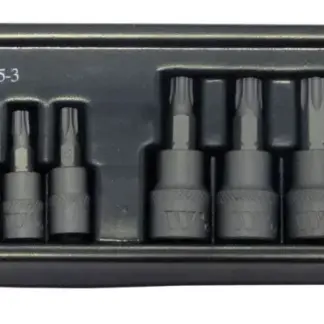 12-Piece Tamper Torx Set T8H-T60H S2 Zinc Steel