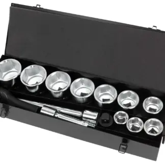 Socket Tool Set; 6Pt, 36-80mm, 1''