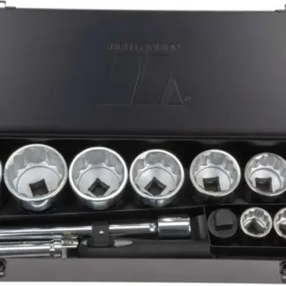 Socket Tool Set; 12Pt, 36-80mm, 1''