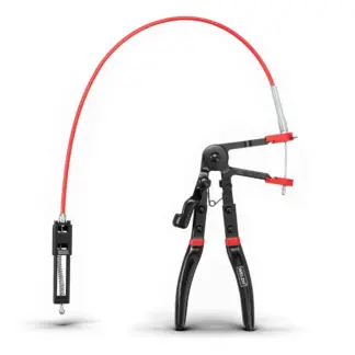Hose Clip Pliers ; Long Reach, Interchangeable Heads