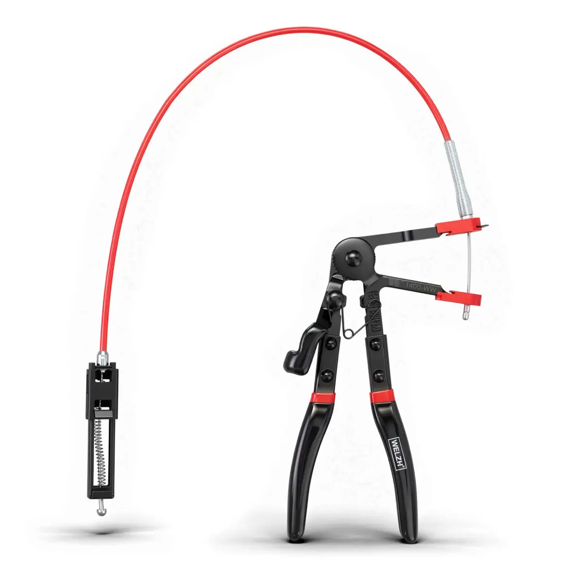 Hose Clip Pliers ; Long Reach, Interchangeable Heads