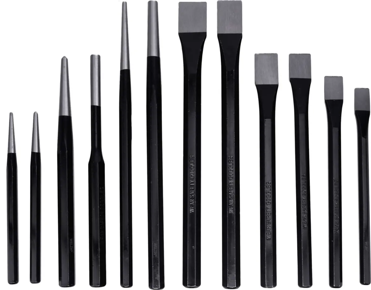12-Piece Heavy Duty Punch & Chisels - Image 2