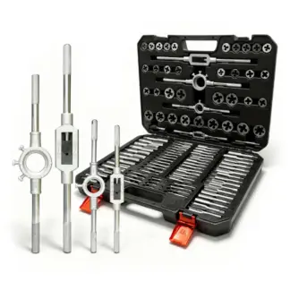 110-Piece Metric & SAE Tap + Die Set