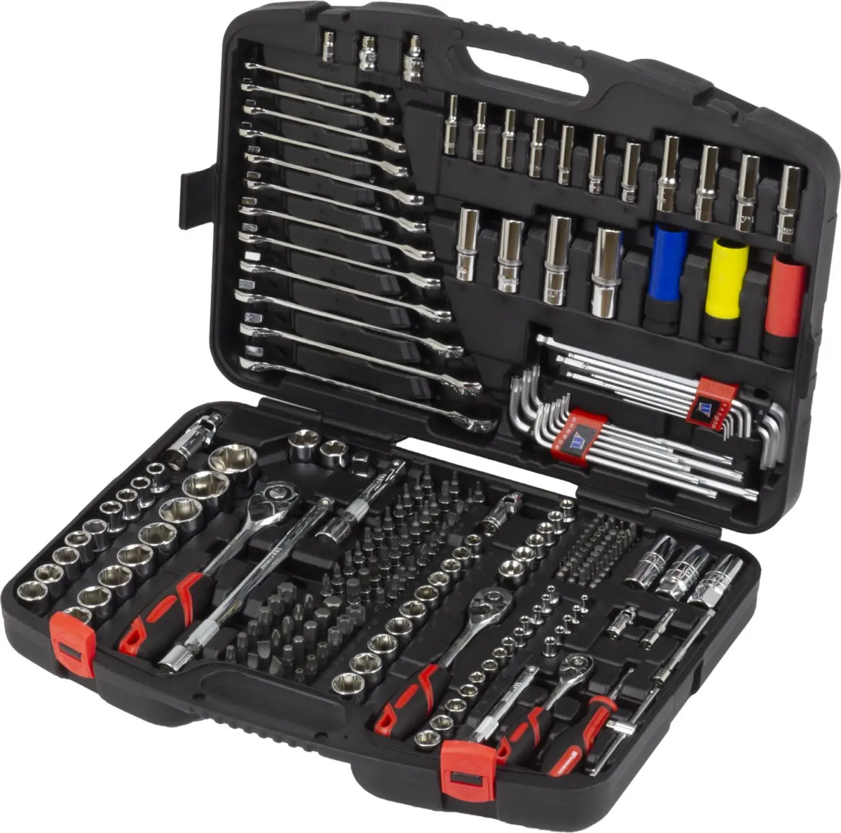 Socket Tool Set; 1/4'', 3/8'', 1/2'' (218-Piece)