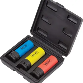 Protective Impact Socket Set; Lok-Typ Series 17, 19, 21 mm