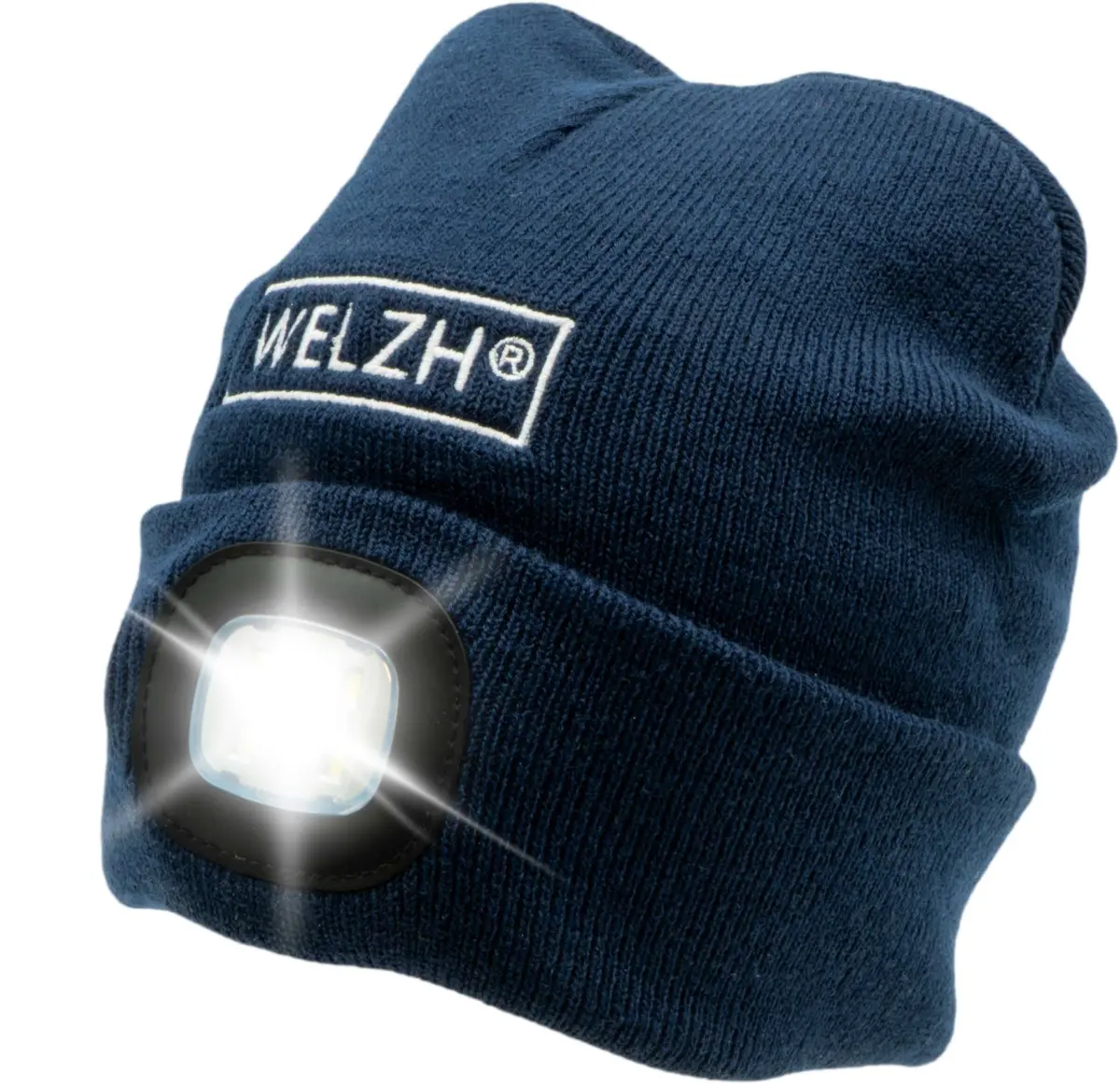Beanies-Hat With LED Rechargeable Light (Blue)