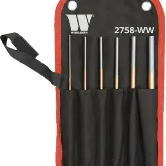Pin Punch Set; Extra Long 6-Piece