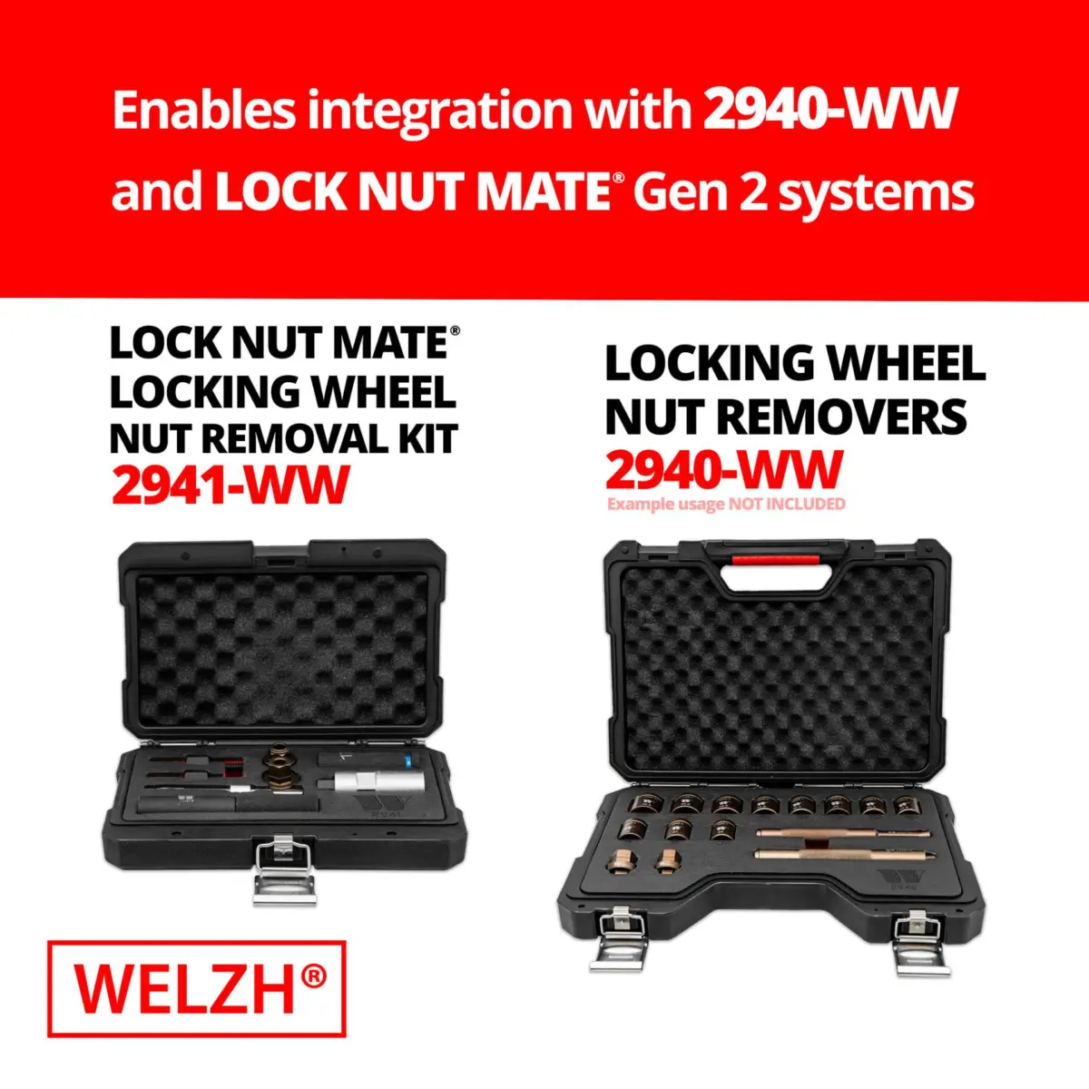 Lock Nut ''Mate'' ; Locking Wheel Nut Removal Kit - Image 4