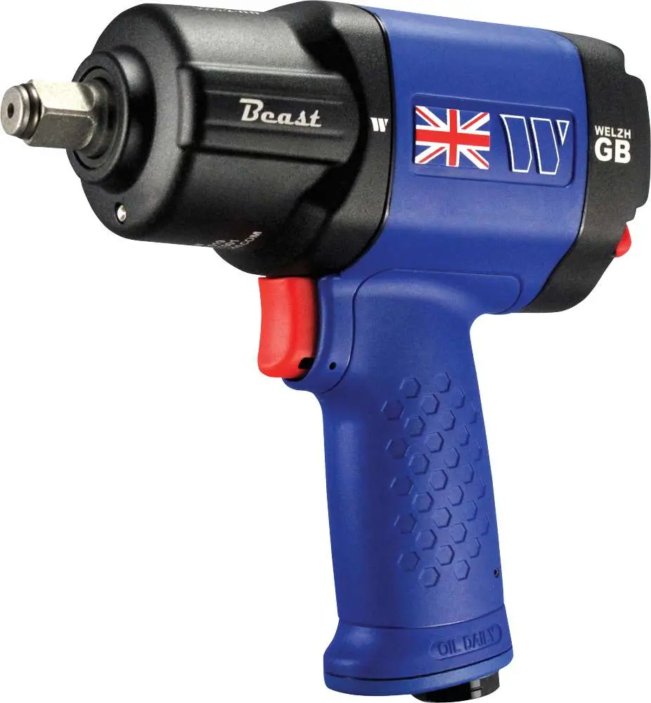 Impact Wrench; Air, 1/2'', 1982 nm (The Beast) ''Britannia Edition''