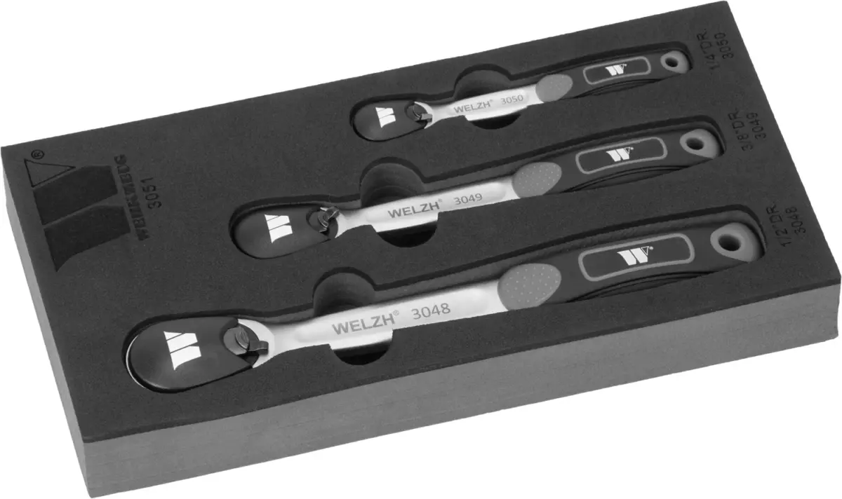 Ratchet Set; 3-Piece Dust Proof Series