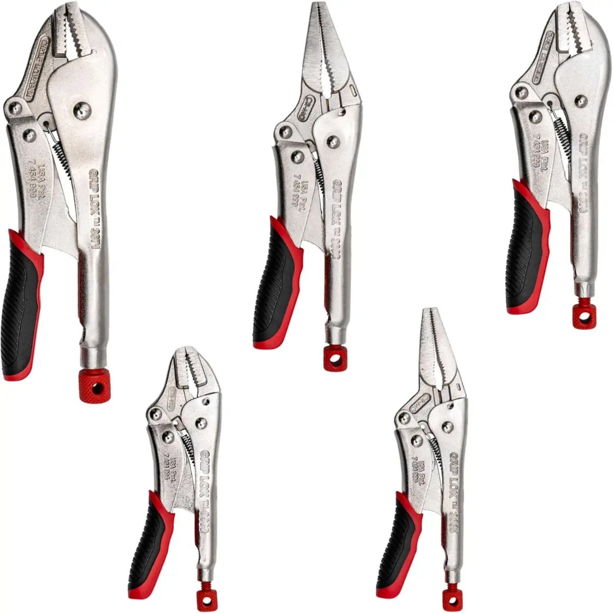 5-Piece Grip-Lok?; Multipile Locking Plier Set - Image 2