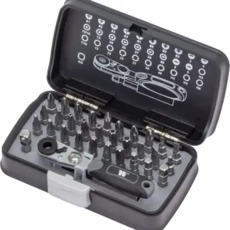 Bit Set; 33-Piece 1/4'' dr Bit Socket Set Ultra Thin