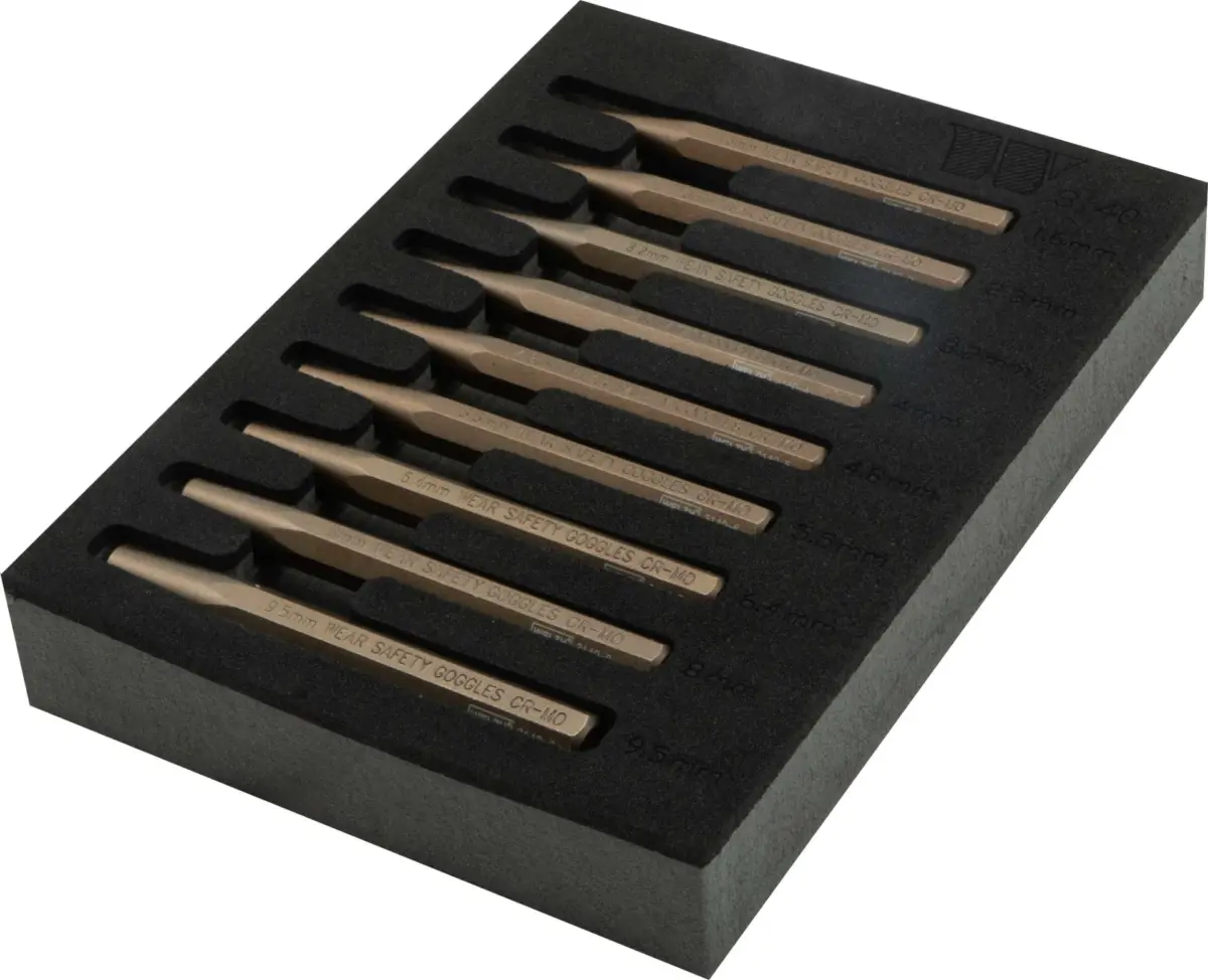 9-Piece Mini Centre Punch Set