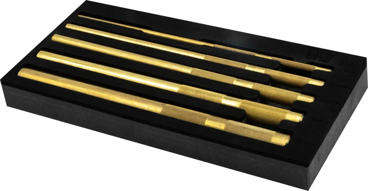 5-Piece XL Brass Punch Set