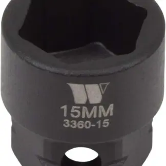 Impact Socket; Extra Stubby Hex Shanked 3/8''dr 13-mm