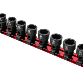 Impact Sockets, 14-Piece Extra Stubby Hex Shanked 3/8''dr 6-19mm
