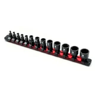 Impact E-Sockets, 13-Piece Extra Stubby Hex Shanked E4-E24