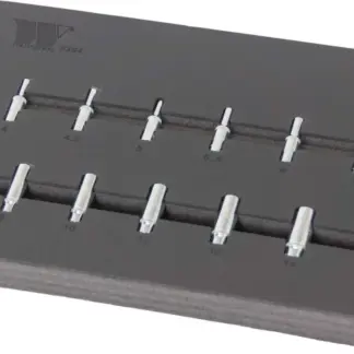 Socket Set; Deep,13-Piece, 1/4''dr 6-Point