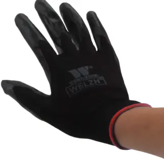 Mechanics-Nitrile Coated Polyester Gloves; 100x Pairs Size 10 (XL)
