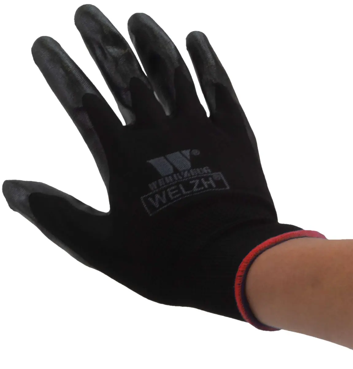 Mechanics-Nitrile Coated Polyester Gloves; 100x Pairs Size 10 (XL)