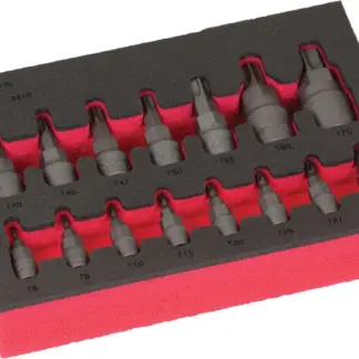 Bit Socket Set, Torx Bits? With Hex Shank, S2 Steel, T6-T70