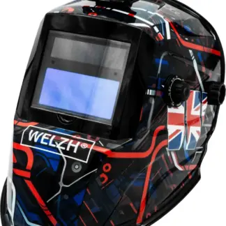 Auto Darkening Welding Helmet; With Built In LED Top Light