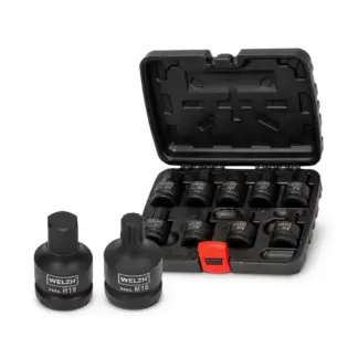 Bit Set; Impact 9-Piece 3/4''dr Spline & Hex Profile