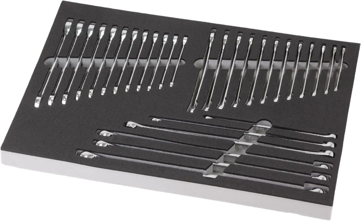 Tool Tray; Aviation 8-24mm, Ratchet Spanners, Combination Spanner Assortment