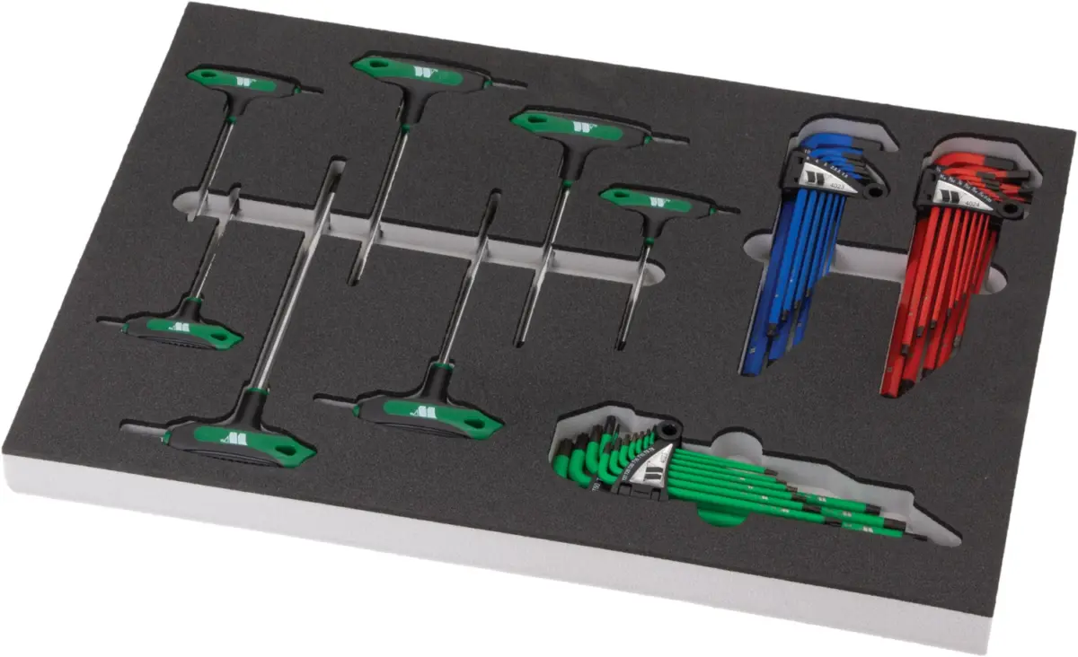 Tool Tray; T-Handle Torx, Hex, & Torx Assortment