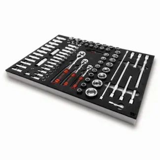 Tool Tray; Ratchet, Socket & Extension 1/2'', 3/8'', 1/4''dr Assortment