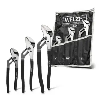 Water Pump Pliers; 3-Piece Set