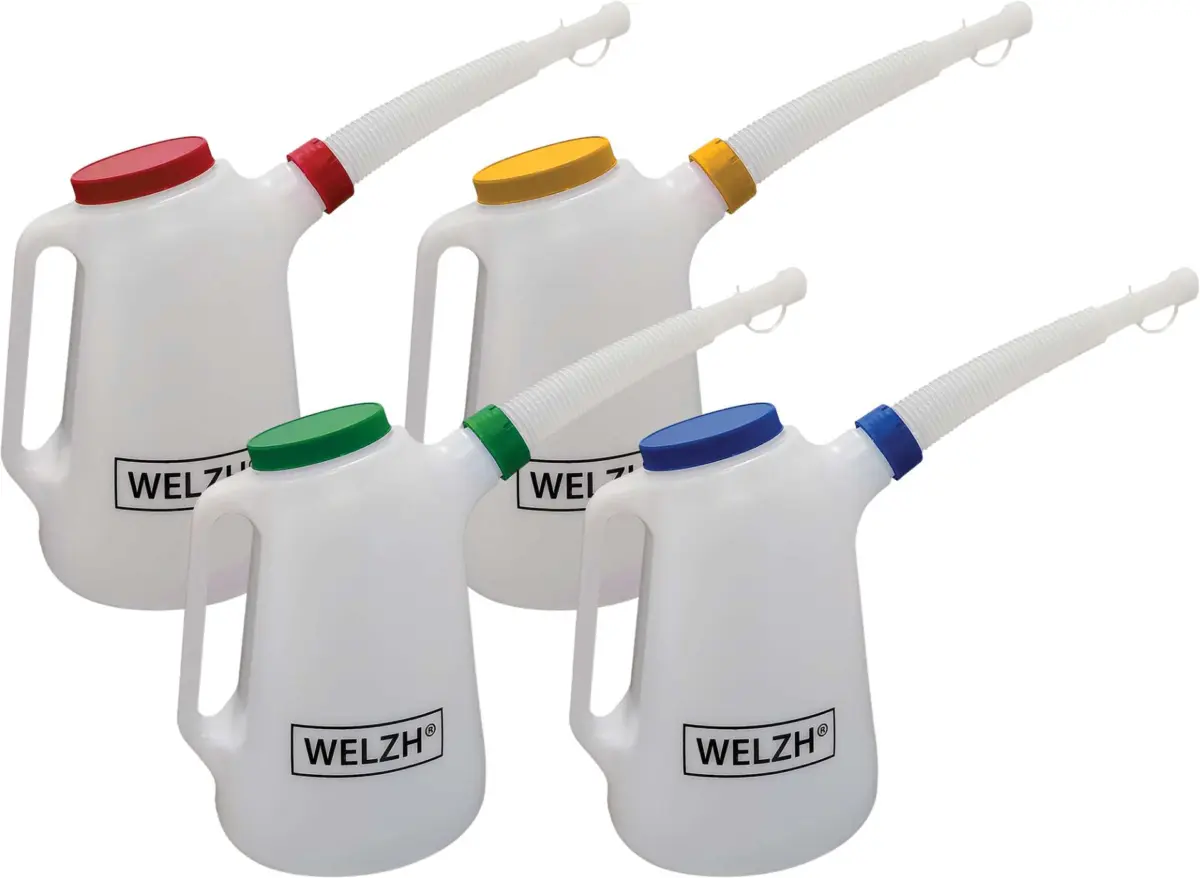 Oil Measuring Jug Set; 5 Litres 4-Pack