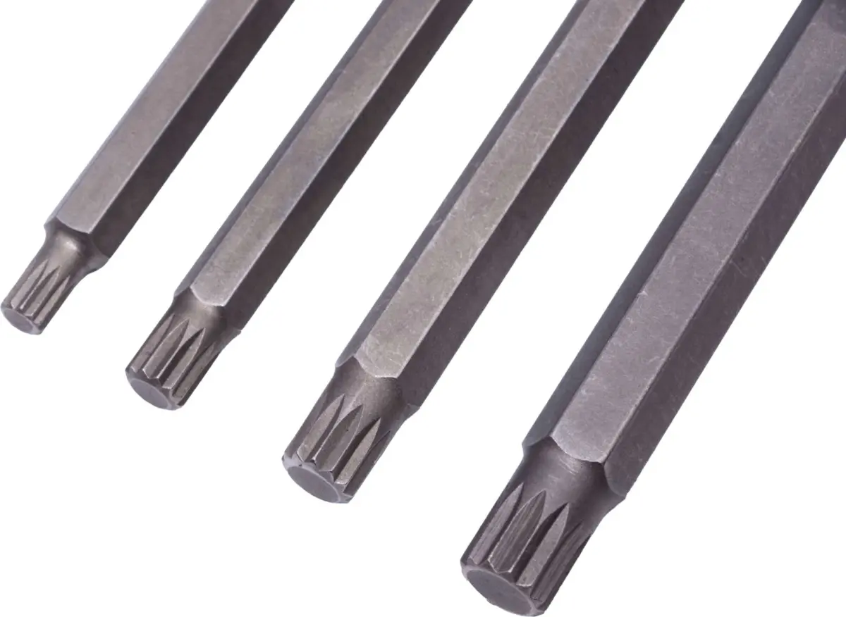 4-Piece Drive Shaft Splines M8 M10 M12 M14 ; 800 mm Long - Image 2