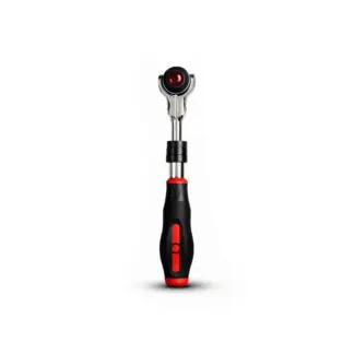 Ratchet, Swivel Extendable 72-Tooth; 1/4DR