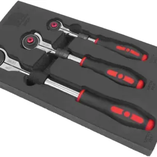 3-Piece Swivel Ratchet Set;Extendable 72-Tooth