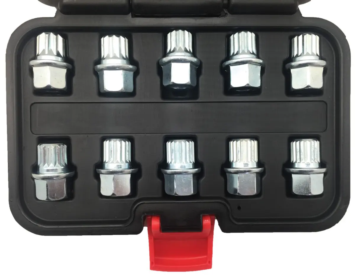 Locking Wheel Nut Keys; VAG-10-Piece Golf/Polo/Siroco/Jetta/A4/A5/A6