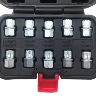 Locking Wheel Nut Keys; VAG, 10-Piece