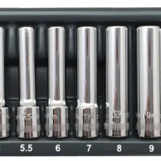 Socket Set; 1/4dr'', Deep, (Lok-Typ?) 4-13mm