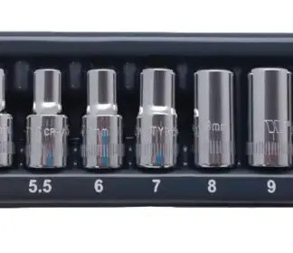 Socket Set; 1/4dr'', Shallow, (Lok-Typ?) 4-13mm
