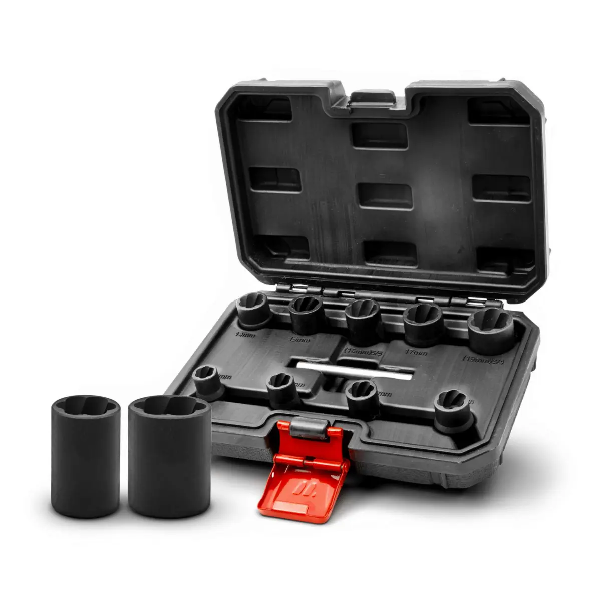 10-Piece Twist Socket Set; 3/8'', 10-19mm