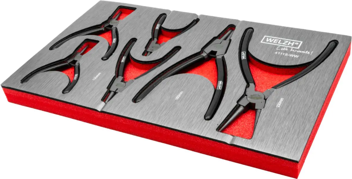 Circlip Plier Set -6-Piece,130mm-160mm-230-mm