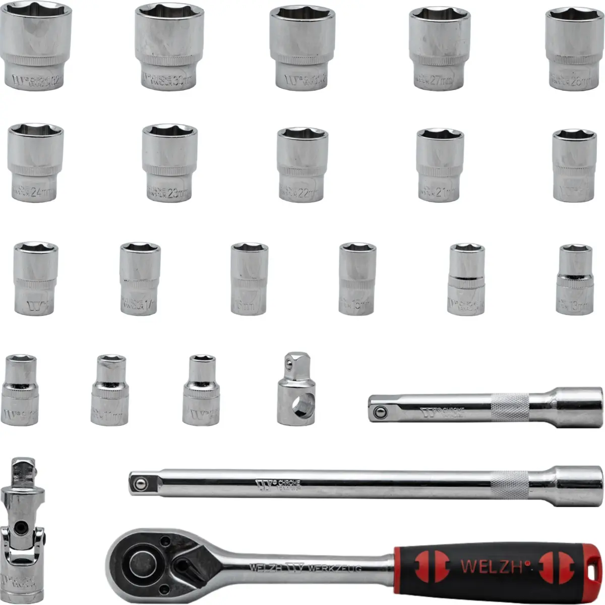 24-Piece Socket Tool Set; 1/2''dr - Image 2